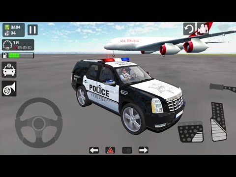 Police Cadillac Escalade Car Driving Simulator e#1 - Offroad Cop SUV 4x4 Driver - Android Gameplay