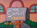 The Simpsons Move To Thursday Night 1990 Promo 1 10 Second