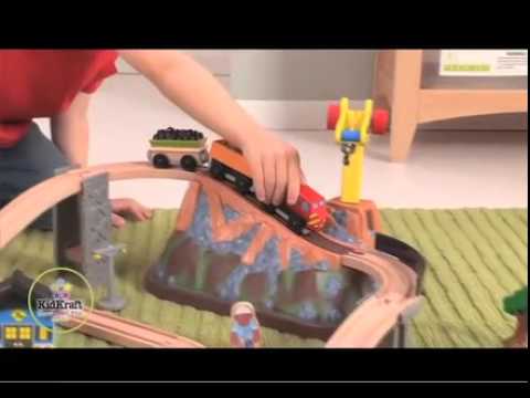 Залізниця KidKraft Bucket Top Construction Train Set (17805)