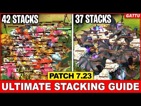 The Ultimate Stacking Guide 10k Gold Easy Farm 7.23 Patch | Dota 2 Tips and Tricks