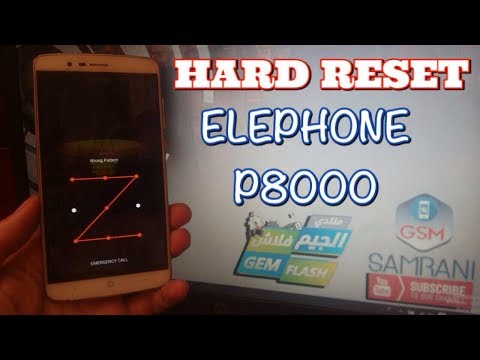 HARD RESET ELEPHONE P8000 REMOVE PATTERN CODE ELEPHONE P8000