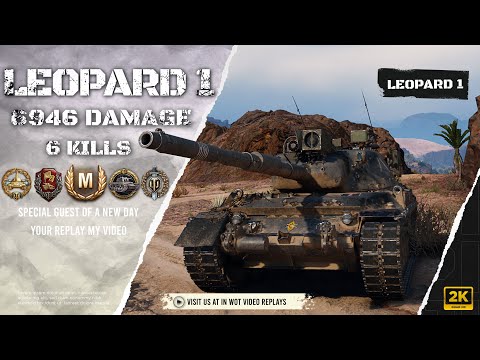 Leopard 1 Kolobanov's Medal, 1vs5, #wotvideoreplays
