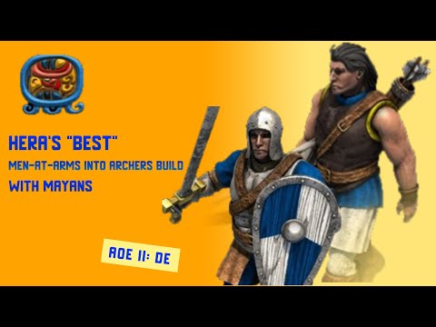 Hera's BEST Men-at-Arms into Archers Build Order in Game (AOE2 DE BIG series)