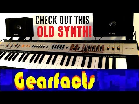 1984 Casio MT-400V Casiotone Analog Filter Synthesizer With Speakers image 8