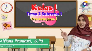 Kelas 1 Tema 2 Subtema 1 Pembelajaran 1