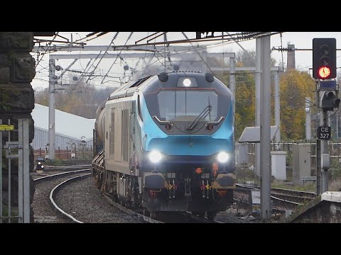 TnT DRS Class 68s pass Carlisle (14/11/23)