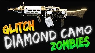 (DIAMOND CAMO) GLITCH - HOW TO GET DIAMOND IN ZOMBIES WITHOUT UNLOCKING IT - BO4 ZOMBIES