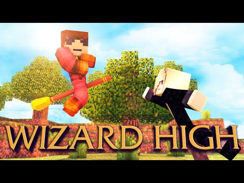 MeganPlays - Run Away Broom! "Minecraft Wizard High" (ep.5)