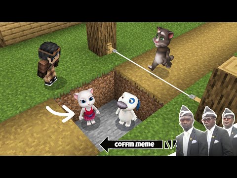 Traps for Talking Tom and Friends in Minecraft - Coffin Meme