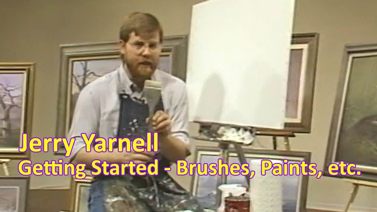 Getting Started Beginner Acrylic Painting - basic Brushes