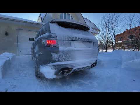 RANGE ROVER SPORT SVR (575 HP) 2021 | COLD START IN WINTER | PURE SOUND