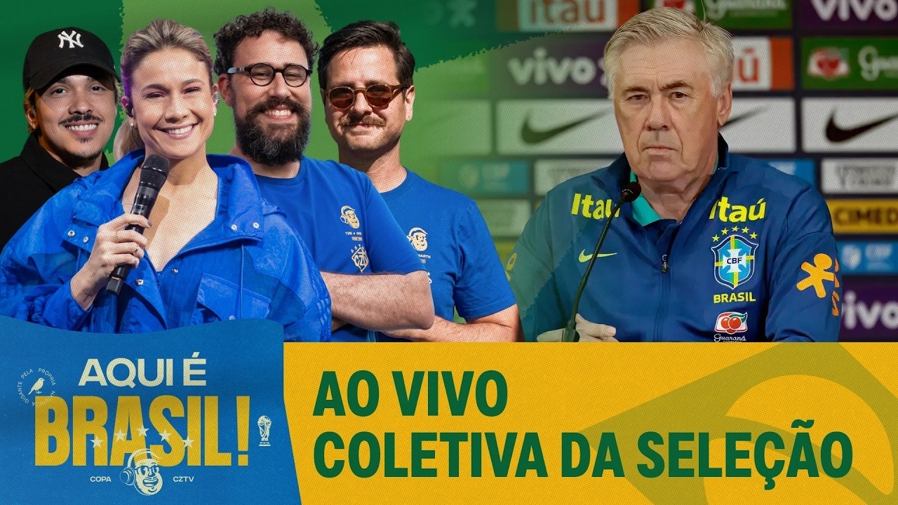 CBF CONFIRMA NEYMAR FORA POR PELO MENOS 2 SEMANAS! COLETIVA DA SELEÇÃO | AQUI É BRASIL