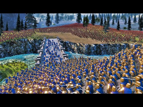 Golden Knights, Soul Tyrants, Jedi & Jason Defend Castle from Spartans, Orcs, Heavy Knights & Dwarfs