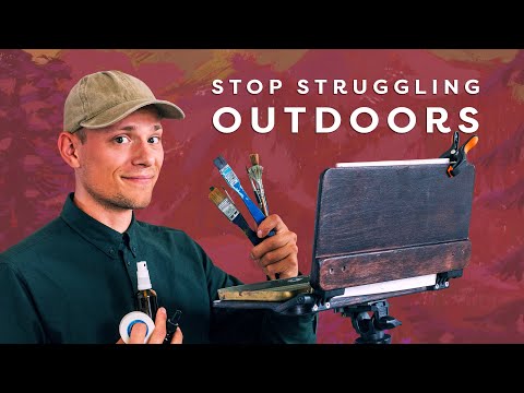 15 Years of Plein Air Painting Taught Me THIS About Art Gear - Gouache And Watercolor Tools