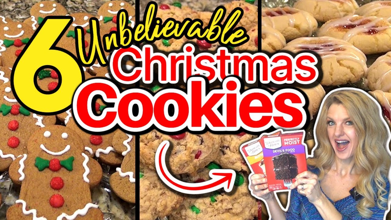 Unbelievable CHRISTMAS COOKIES That Will BLOW YOUR MIND! | BOX CAKE MIX COOKIE RECIPES