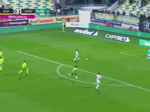 Aek vs Omonia . Goal Alioum 0-3 (16η αγωνιστικη) 03.01.25.
