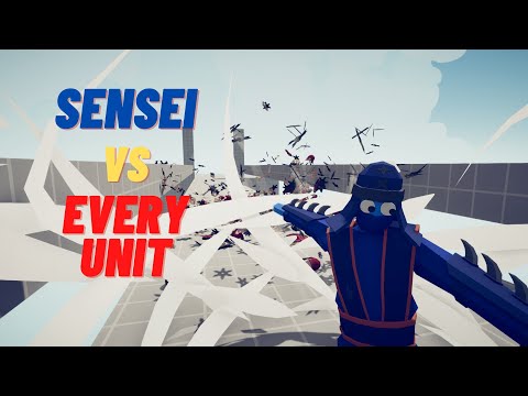 Sensei VS Every Unit - TABS - Totally Accurate Battle Simulator