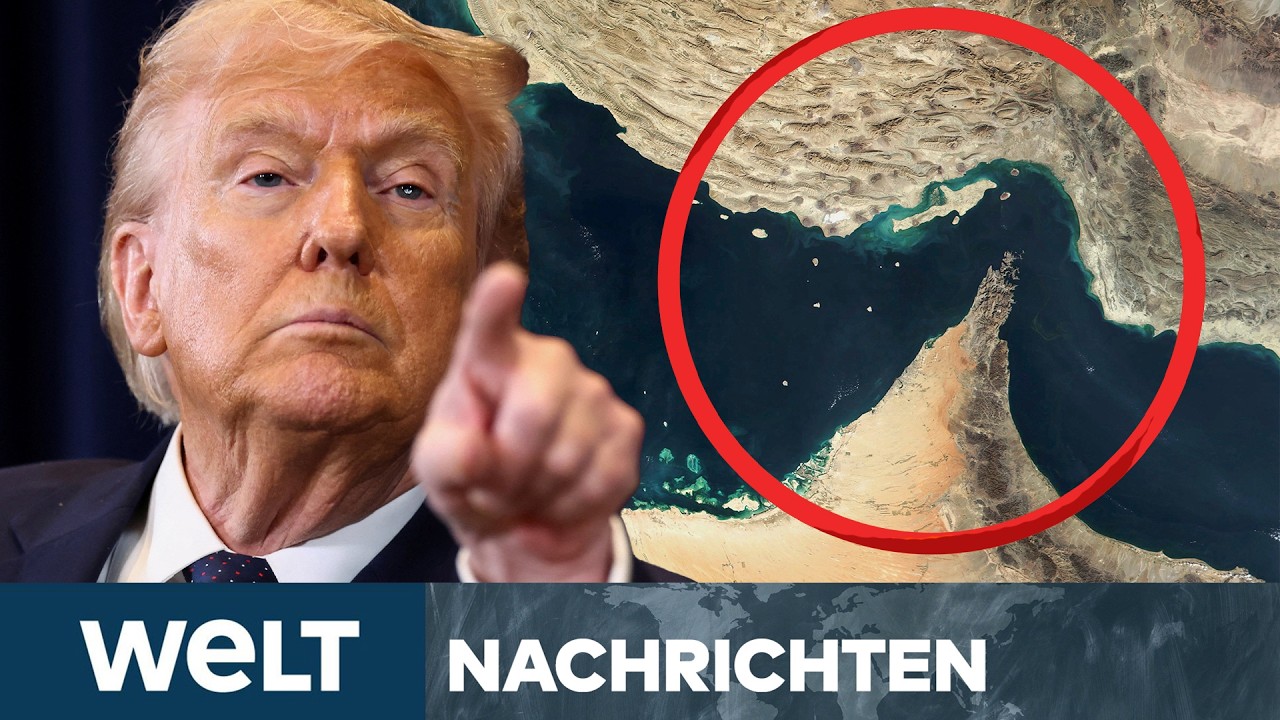 KAMPF UM STRASSE VON HORMUS: Trump fordert Kriegsschiffe zum Schutz der Tanker ein! | STREAM