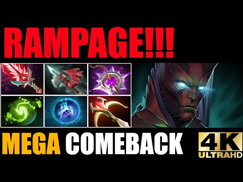 Crazy Farming Speed 1000GPM Terrorblade 24 Kills Rampage Epic Mega Comeback Dota 2 Pro Rank Gameplay