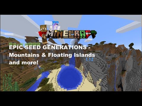 Insane Minecraft 1.12 Seeds - EPIC Mountain & Island Generations