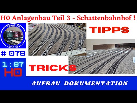 H0 Anlagenbau Teil 3: Der #Schattenbahnhof ! #Gleisverlegung und #Modulübergänge