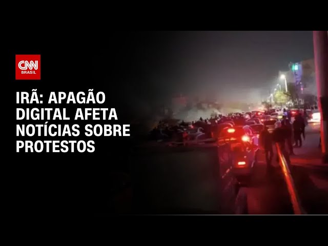 Apagão digital dificulta divulgação de notícias sobre protestos no Irã | BASTIDORES CNN