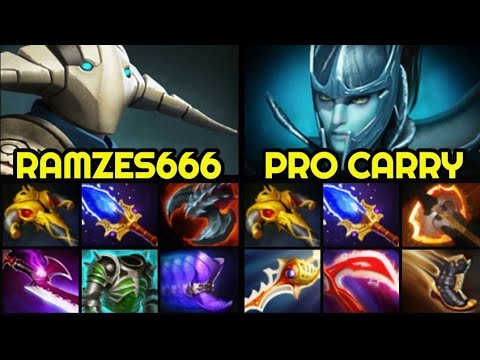 RAMZES666 Try Hard Carry against Divine Rapier Phantom Assassin 7.27 Dota 2