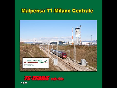 Malpensa T1-Milano Centrale, in cabina di guida dell’ETR 245 CSA. Bonus extra, cab-ride MI G.-Desio.