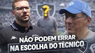 🚨 BOTAFOGO NO MERCADO ATRÁS DE UM TÉCNICO | POUCAS OPÇÕES | ERRO PODE COMPROMETER 2026 E 2027 DO BFR