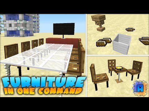 working furniture in one command! | table, chair, lamp,  1.9