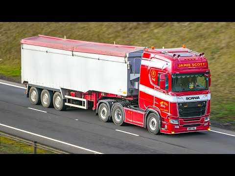 Truck Spotting in Scotland - A1 February 2026