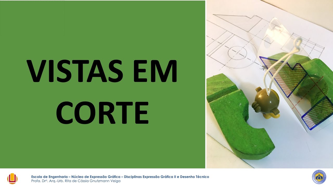 VISTAS EM CORTE EM DESENHO TÉCNICO