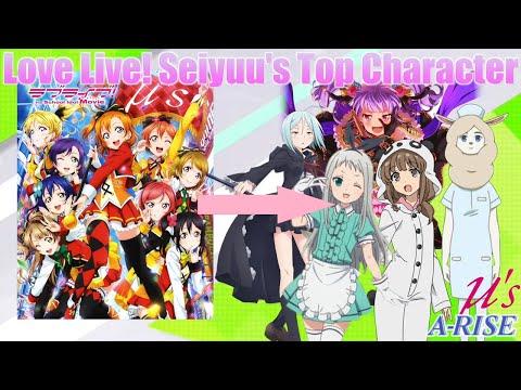 Love Live! School idol project's Seiyuu's Most Favorited Character