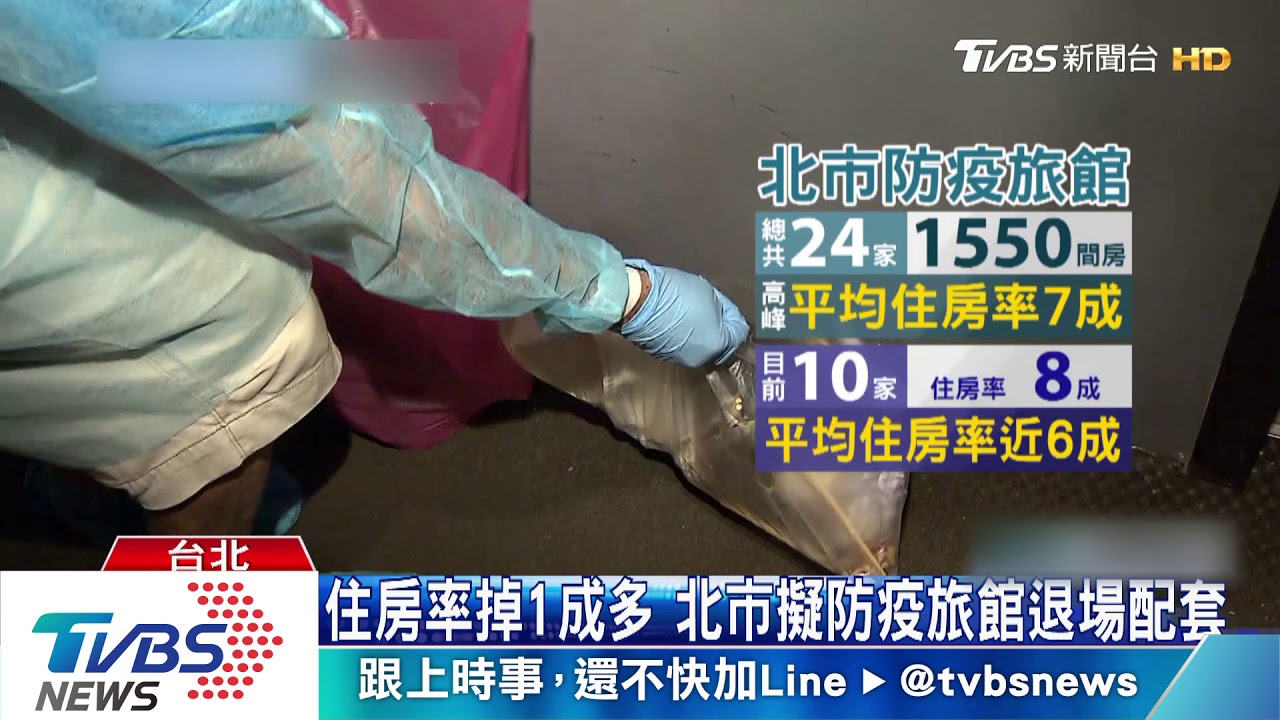 住房率掉1成多　北市擬防疫旅館退場配套