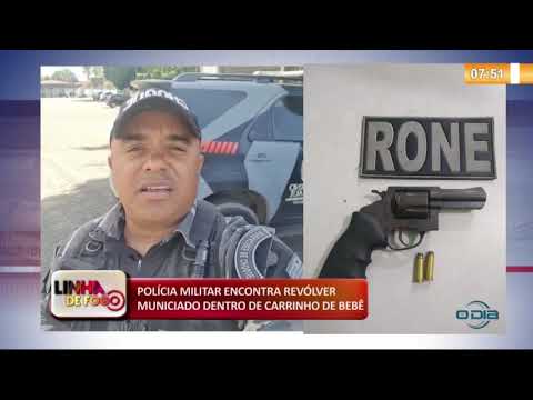LINHA DE FOGO 13 01 2020 POLíCIA MILITAR ENCONTRA REVí“LVER MUNICIADO DENTRO DE CARRINHO DE BEBíŠ