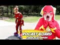 The Rocket Board: Flash vs Ironman Race games Edition