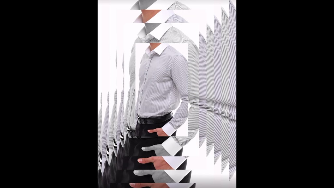 ICONYN STRIPE SHIRT WITH WHITE COLLAR