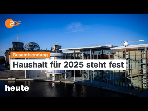 heute 19:00 Uhr vom 05.09.2025 Haushalt 2025: mehr Rüstung, Google-Strafe, Supercomputer Jupiter