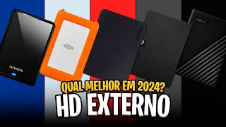 Os 5 Melhores HD EXTERNO de 2024! Mais Vendidos do Mercado ✅