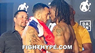 MICHAEL MCKINSON STEPS TO & HEADBUTTS ALEX MARTIN, WHO SHOVES HIM; BERNARD HOPKINS SEPARATES THEM video