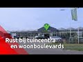 Het was een rustige tweede paasdag bij tuincentra, bouwmarkten en woonboulevards.