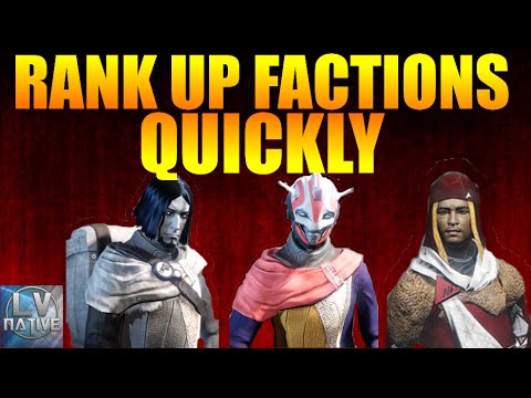 Destiny How To Rank Up Factions Fast | Quick Faction Rep