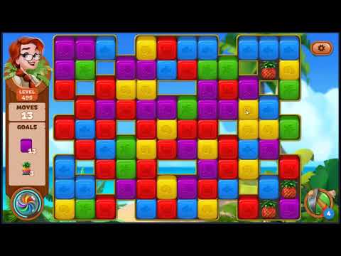 Lost Island Blast Adventure Level 495 - NO BOOSTERS 🏝️ | SKILLGAMING ✔️