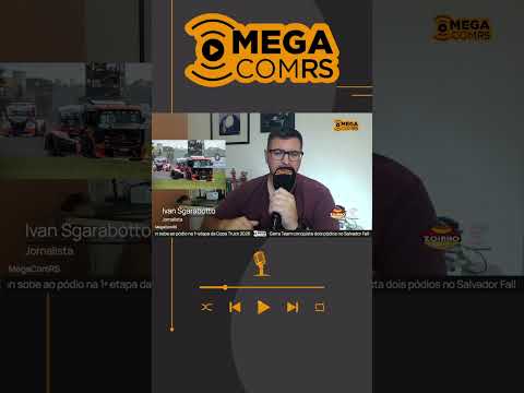 Piloto caxiense Maicon Roncen sobe ao pódio na 1ª etapa da Copa Truck 2026