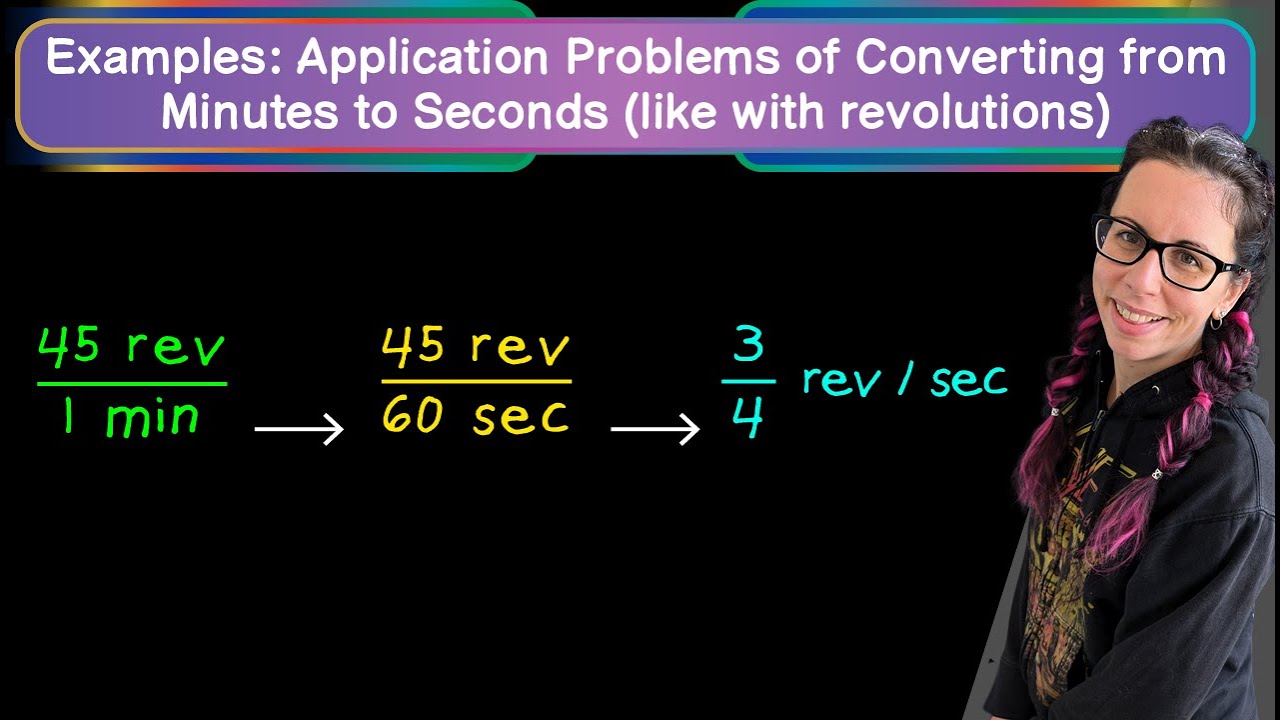 Examples: Converting from Revolutions per Minute to Per Second