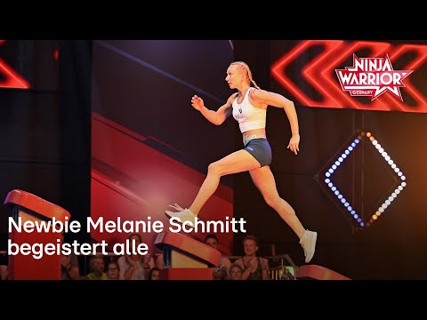 Newbie Melanie Schmitt impresses everyone. Competition for Steffi Edelmann? | Ninja Warrior Germa...