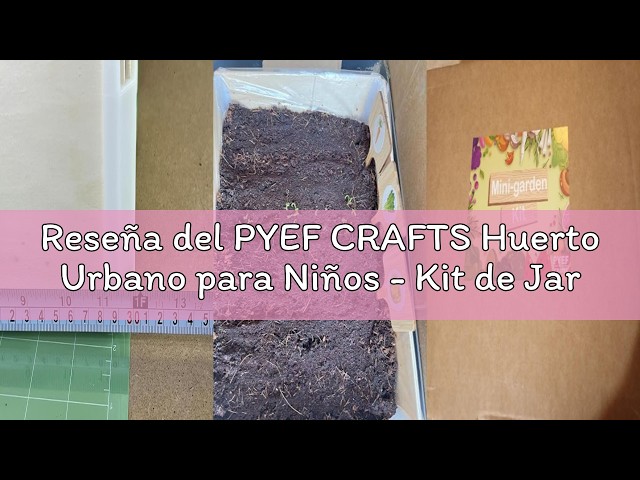 Vídeo relacionado con PYEF CRAFTS Kit Cultivo XL Huerto Urbano Huerta en Terraza & Kit Autocultivo en Casa - Mini Huerto en Casa Ecológico con 4 Tipos de Semillas