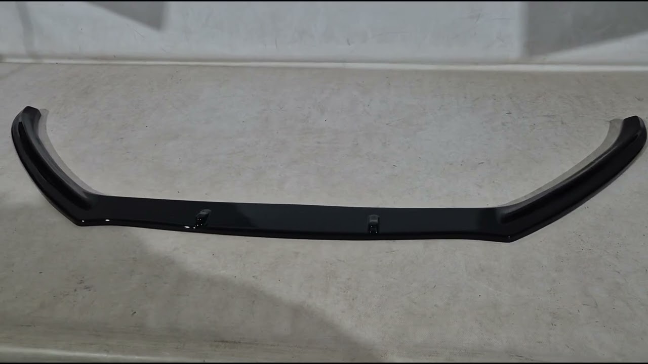 Volkswagen Scirocco 2008-2017 Front Lip Spoiler DPT (2008-2017, Schwarz Glanz) Video 8