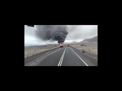 Grave accidente de tránsito se registra en la Ruta 5 Norte Km 934 a la altura de Chañaral Atacama