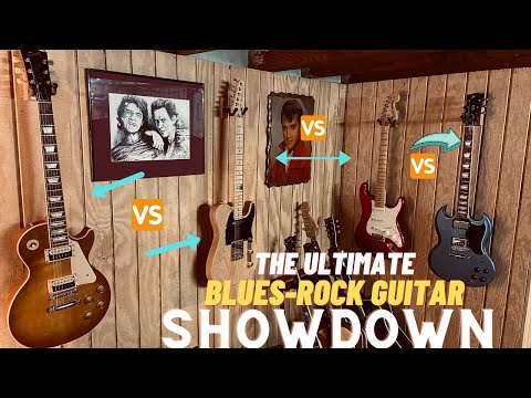 Which guitar ROCKS the best?! Les Paul, SG, Strat or Tele? | Guitar Tone Comparison (NO TALKING)